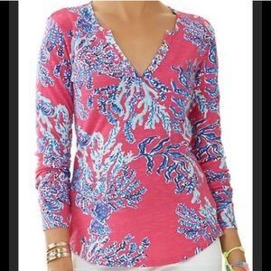 Lilly Pulitzer Kirby Top in Samba Size M